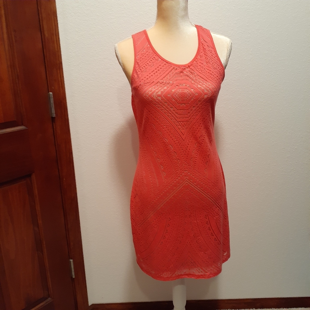 CATO Bright Coral Dress - Women's CATO Dress - Size Medium